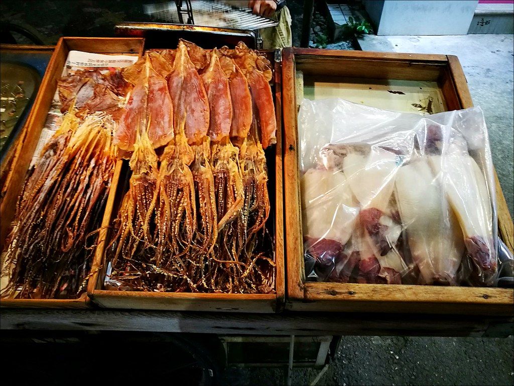 嘉義文化夜市碳烤乾魷魚
